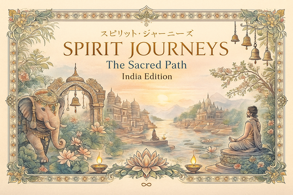 Spirit Journeys: The Sacred Path - India Coloring Odyssey (40 Pages, PDF)